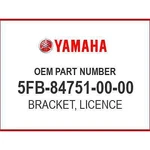 Yamaha Bracket, License 5FB-84751-00-00 Oem New. Fixed Price $35.68.