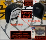 Dyna Sportster 100TH Anniversary Medallion Sissy Bar Passenger Backrest Emblem. Fixed Price $399.95.