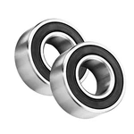 Axle Sealed Wheel Bearings Front / Rear For Harley 9247 52MM Non Abs Silver New. Fixed Price $22.79.