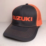 Suzuki Trucker Hat Mesh Cap Snapback Adjustable Os Adult Neon Orange/gray. Fixed Price $15.99.