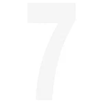 Factory Effex 02-4487 8" Standard Number White. Fixed Price $10.74.