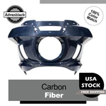 Blue Carbon Fiber Style Front Fairings For Harley Low Rider Street Fat Dyna. Fixed Price $2038.00.