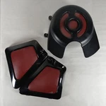 Harley V-rod Pulley 59402-06 & Side Covers 66297-07 /66298-07 Black Red. Fixed Price $119.00.