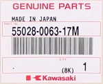 Genuine Kawasaki Lower Cowling Cover Part Number 55028-0063-17M. Fixed Price $104.99.