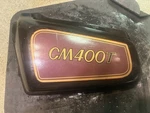 Honda CM400 Left Side Cover Fairing Panel Oem. Fixed Price $85.00.