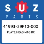 41993-29F10-000 Suzuki Plate,head Mtg Rr 4199329F10000, New Genuine Oem Part. Fixed Price $24.36.