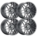 (SET-4) Forgestar F14 Drag 18X5 5X114.3/5X4.5 Anthracite -23MM Wheels. Fixed Price $1480.00.