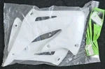 Brand New Ufo Honda CRF450R White Radiator Scoops 2002-2004 HO03693-041. Fixed Price $37.49.