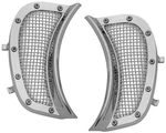 Kuryakyn Mesh Headlight Vent Accents Chrome #6518 Harley Davidson Road Glide. Fixed Price $127.99.