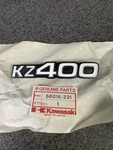 Kawasaki Kz 400 A1-A2 1977-1978 Side Cover Emblem 56018-231 (119E). Fixed Price $40.00.