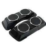 Dual 6.5" Saddlebag Speaker Lids For Harley Electra Street Road Glide 1994-2013. Fixed Price $149.95.