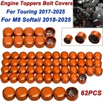 62X Engine Bolts Caps Covers Flap Kit For Harley Touring Electra Road Glide 17-. Fixed Price $44.69.
