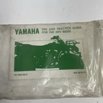 Yamaha Tips And Practice Guide Atv LIT-11626-08-67 / 4GB-2819T-10. Fixed Price $15.00.