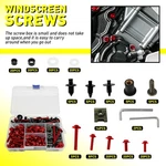 190X Red Fairing Bolt Screws Kit For Yamaha V Star Kawasaki Ninja Suzuki GSXR600. Fixed Price $21.84.