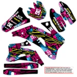 2002-2014 Yamaha Yz 125-250 Restyle Ufo Dirt Bike Nightrider Graphic Kit Decals. Fixed Price $79.99.