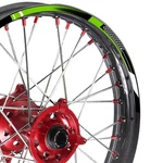 For Kawasaki Kx 450 20-21 Wheel Stickers Rim 21" 19" Dirt Bike A01B Green. Fixed Price $28.75.