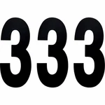 Factory Effex 8" Black #3 Pro Number Plate Decal Graphic FX02-4473 939803. Fixed Price $24.99.