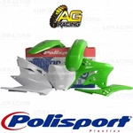 Polisport Plastics Box Kit For Kawasaki 450F Kxf Oem Colours 2006-2008. Fixed Price $151.83.