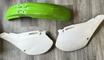 Kawasaki Kx 125 250 Fairing Side Panels Mudguards 36001-1627 36001-1623. Fixed Price $173.20.