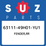 63111-49H01-YU1 Suzuki Fender,rr 6311149H01YU1, New Genuine Oem Part. Fixed Price $111.26.