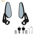 Fit For Honda Yamaha Kawasaki 7/8" Motor Handle Bar End Rearview Side Mirrors. Fixed Price $15.87.