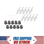 10XWINDSCREEN Windshield Spike Bolts For Yamaha Kawasaki Silver Us. Fixed Price $14.79.