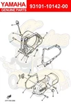 Yamaha Oil SEAL(2FJ) 93101-10142-00. Fixed Price $19.00.
