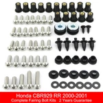Complete Fairing Bodywork Bolts Fasteners Kit Fit For Honda CBR929RR 2000-2001. Fixed Price $32.95.