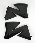 Ufo Plastics Radiator Covers Black Motorcycle Dirt Bike KT03066001 11-6999. Fixed Price $45.94.