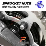 Black Rear Sprocket Nuts M10 For Yamaha MT-07 14 15 16 17 18 19. Fixed Price $38.30.