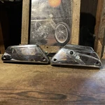 Harley Side Covers Fxrt Fxrp Fxlr Fxrd Chrome Steel Electric Battery. Fixed Price $89.99.