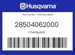 Husqvarna Genuine Chainguard - 28504062000. Fixed Price $35.51.