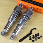 For Harley Sportster, Iron 883 1200, Lowering 10.5 Inch Chrome Shocks Absorbers. Fixed Price $53.95.