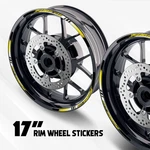 Yellow 17'' Rim Wheel Sticker Decal Strip Tape P05B For Aprilia Tuono 1000. Fixed Price $35.32.