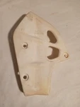 Kawasaki KLR250 Left Radiator Fairing Shroud Cover Guard Plastic 85-05 White. Fixed Price $55.00.