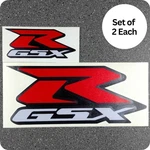 Suzuki Gsxr Reflective Red Silver Decal Sticker Set 600 1000R 750Z Usa. Fixed Price $13.99.