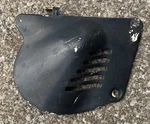 1978 Suzuki RM125 RM100 Right Side Cover 47111-41300 (damage). Fixed Price $19.99.
