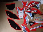 Polisport Restyle Graphics Honda CR125R CR250R 2002-2007 # Blk Plts. Fixed Price $47.99.