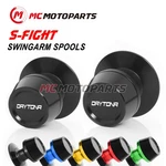 S-fight Model 6MM Swingarm Spools For Daytona 675 06-10 07 08 09. Fixed Price $33.80.