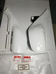 Honda Right Side Cover Number Plate Panel 1993-2024 XR650L White 83520-MY6-920ZB. Fixed Price $83.00.