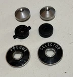 1955 Chevy Belair 210 150 Original 6 Piece Complete Set. Knobs Bezels Spacers. Fixed Price $44.99.