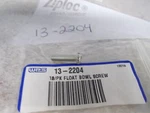 Nos Wps Float Bowl Screw 13-2204. Fixed Price $6.83.