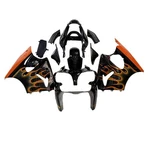 Black Orange Flame Fairings For Kawasaki Ninja ZX6R 2000 2002 ZZR600 05 Bodywork. Fixed Price $442.95.