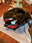 2007-2012 Honda Cbr 600RR Oem Fuel Tank Cover Gas Body Panel Black/red. Fixed Price $170.00.