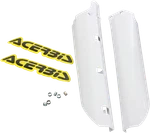 Acerbis Fork Covers - Lower White 2404730002. Fixed Price $39.95.