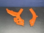 Ktm 125 Sx Oem Frame Guards 2019-2022 Orange 79103094100EB Protection Set. Fixed Price $10.00.