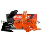 Ktm 250SX 1999-2000 Orange/black Polisport Plastics Kit Fairing Set. Fixed Price $141.05.