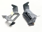 10-18 Ducati Multistrada 1200 Front Left & Right Inner Pocket Fairing Panels. Fixed Price $154.79.