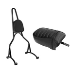 Passenger Seat W/sissy Bar Backrest Fit For Harley Sportster Iron 883 1200 16-22. Fixed Price $116.99.