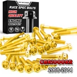 Gold Crankcase Engine Cover Bolts For Honda CBR1000RR 08-19 09 11 12. Fixed Price $45.56.